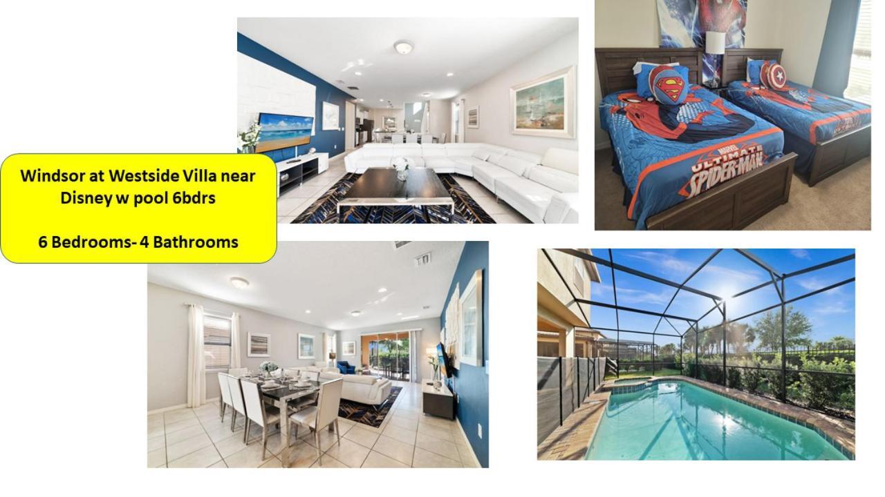 Luxury New Villa Near Disney With Pool 6Bedrooms Kissimmee Esterno foto
